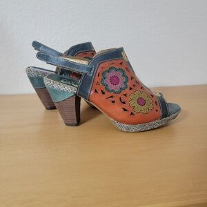 L'Artiste Colorful Women's Slingback Heels